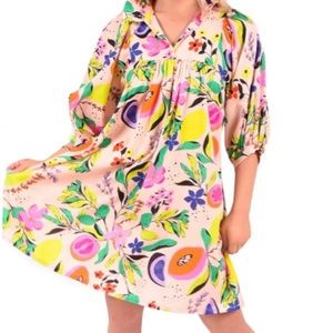 Emily Mcarthy dress in floral citrus, Excellent condition worn once